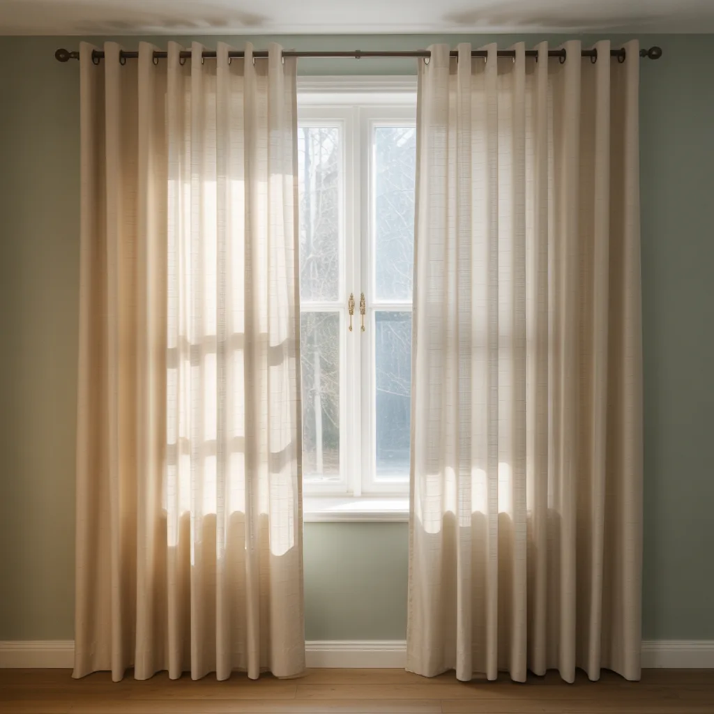 Ceiling-Height Curtains Idea
