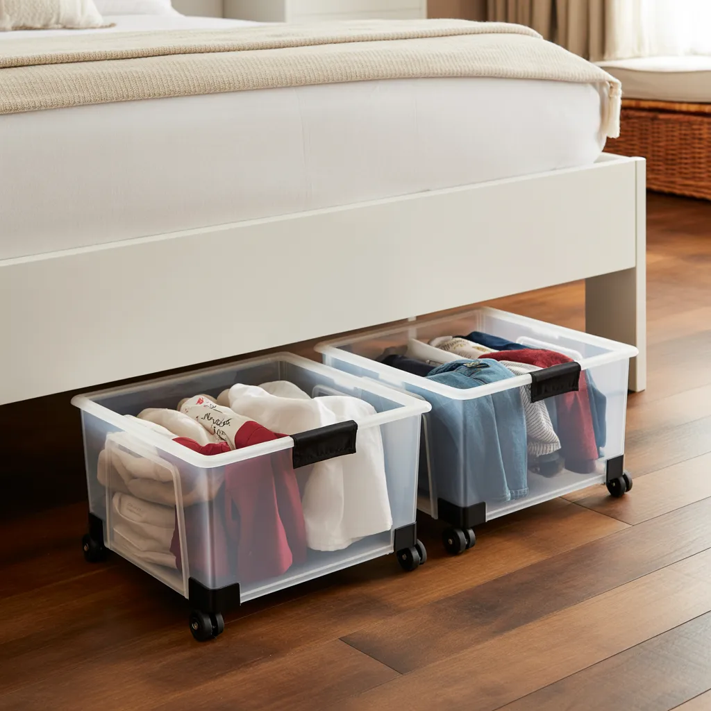 Under-Bed Storage Idea