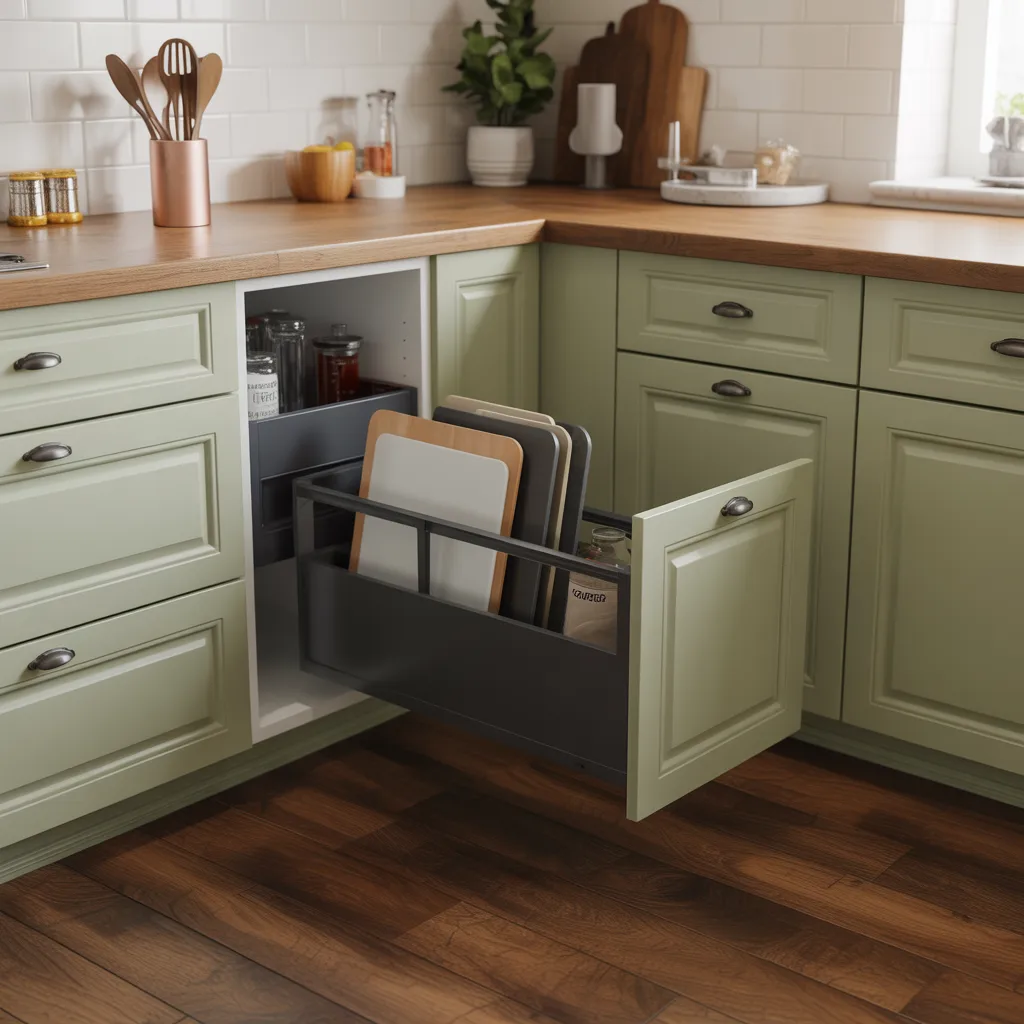 toe kick drawer kitchen idea