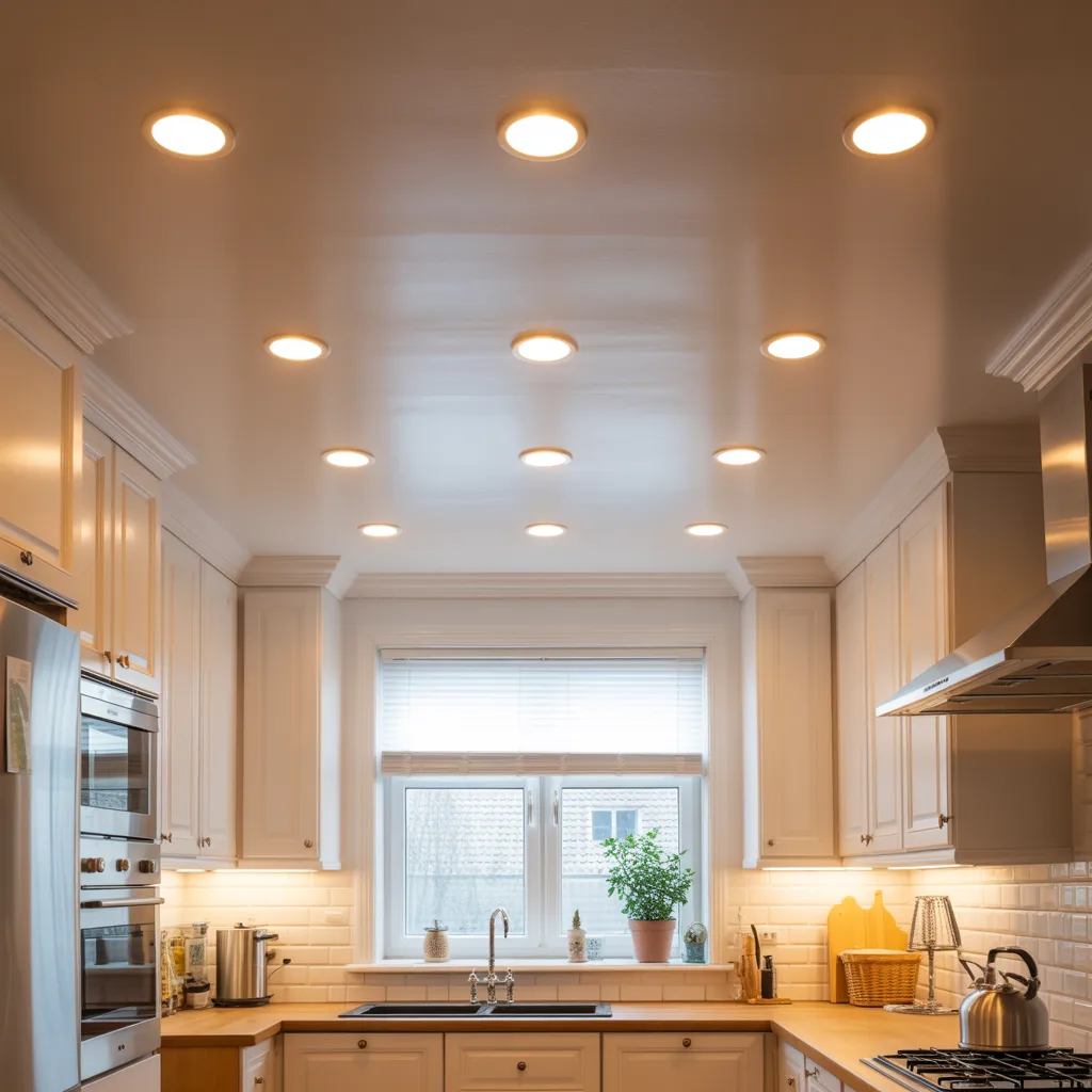 Recessed Lighting Small Kitchen Idea